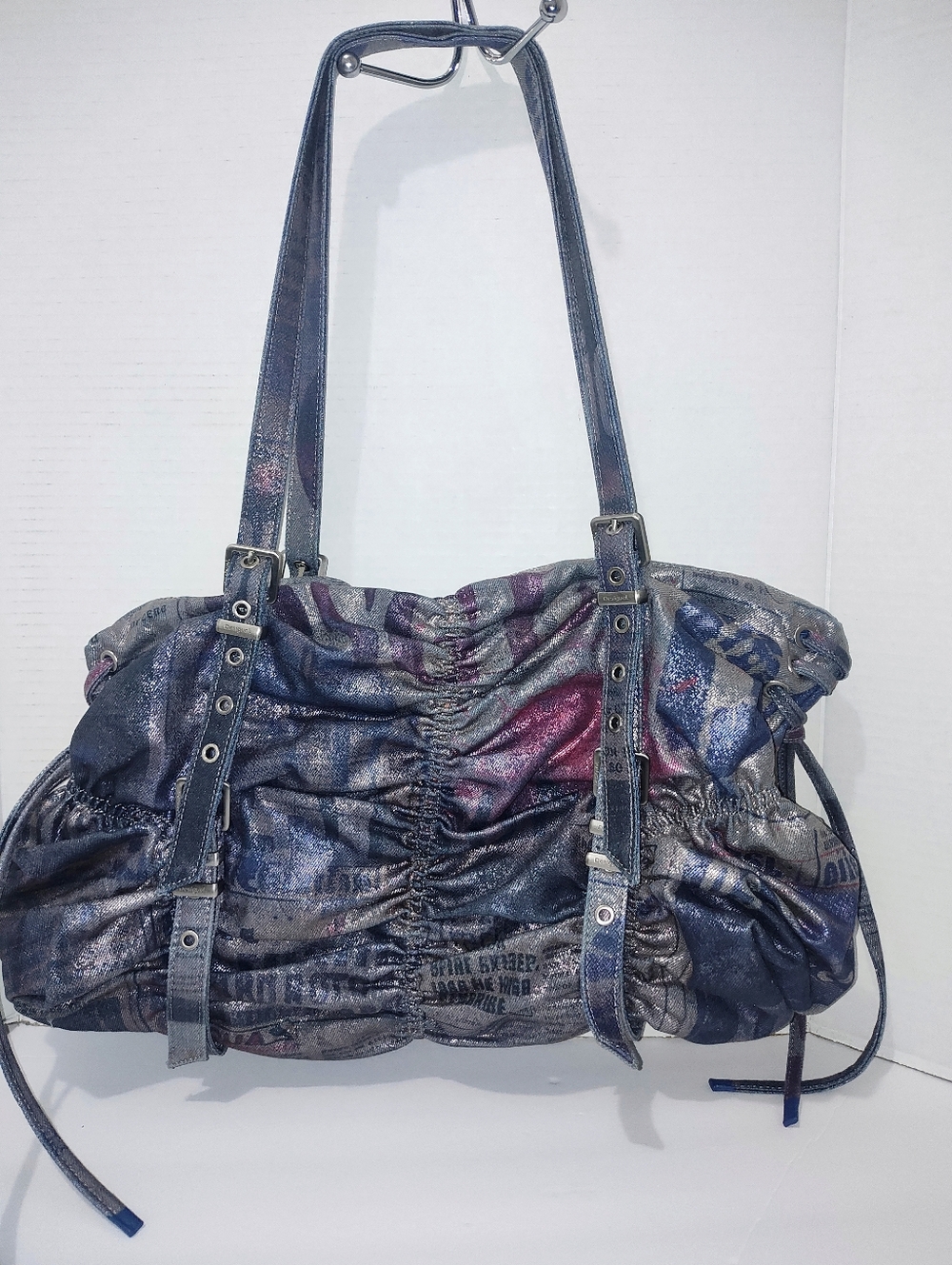 Desigual Ruched Graffiti Bag